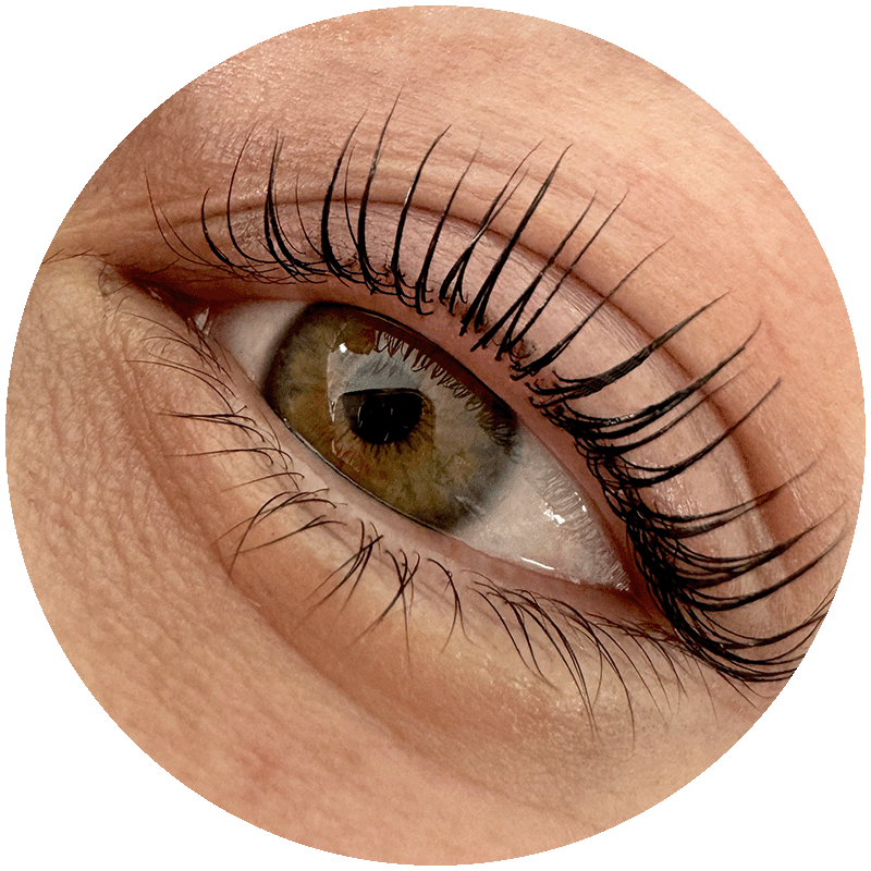 Rehaussement de cils Effet Projeté